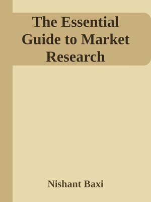 cover image of The Essential Guide to Market Research